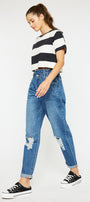 Olivia Ultra High Rise Paperbag Boyfriend Jeans - Official Kancan USA