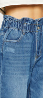 Olivia Ultra High Rise Paperbag Boyfriend Jeans - Official Kancan USA
