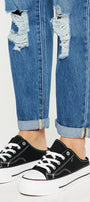 Olivia Ultra High Rise Paperbag Boyfriend Jeans - Official Kancan USA
