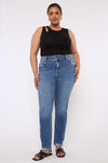 Rosemary High Rise Straight Jeans (Plus Size) - Official Kancan USA