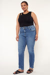 Rosemary High Rise Straight Jeans (Plus Size) - Official Kancan USA