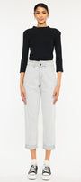 Kastel Ultra High Rise Paperbag Mom Jeans - Official Kancan USA