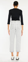 Kastel Ultra High Rise Paperbag Mom Jeans - Official Kancan USA