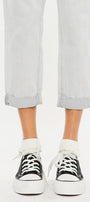 Kastel Ultra High Rise Paperbag Mom Jeans - Official Kancan USA
