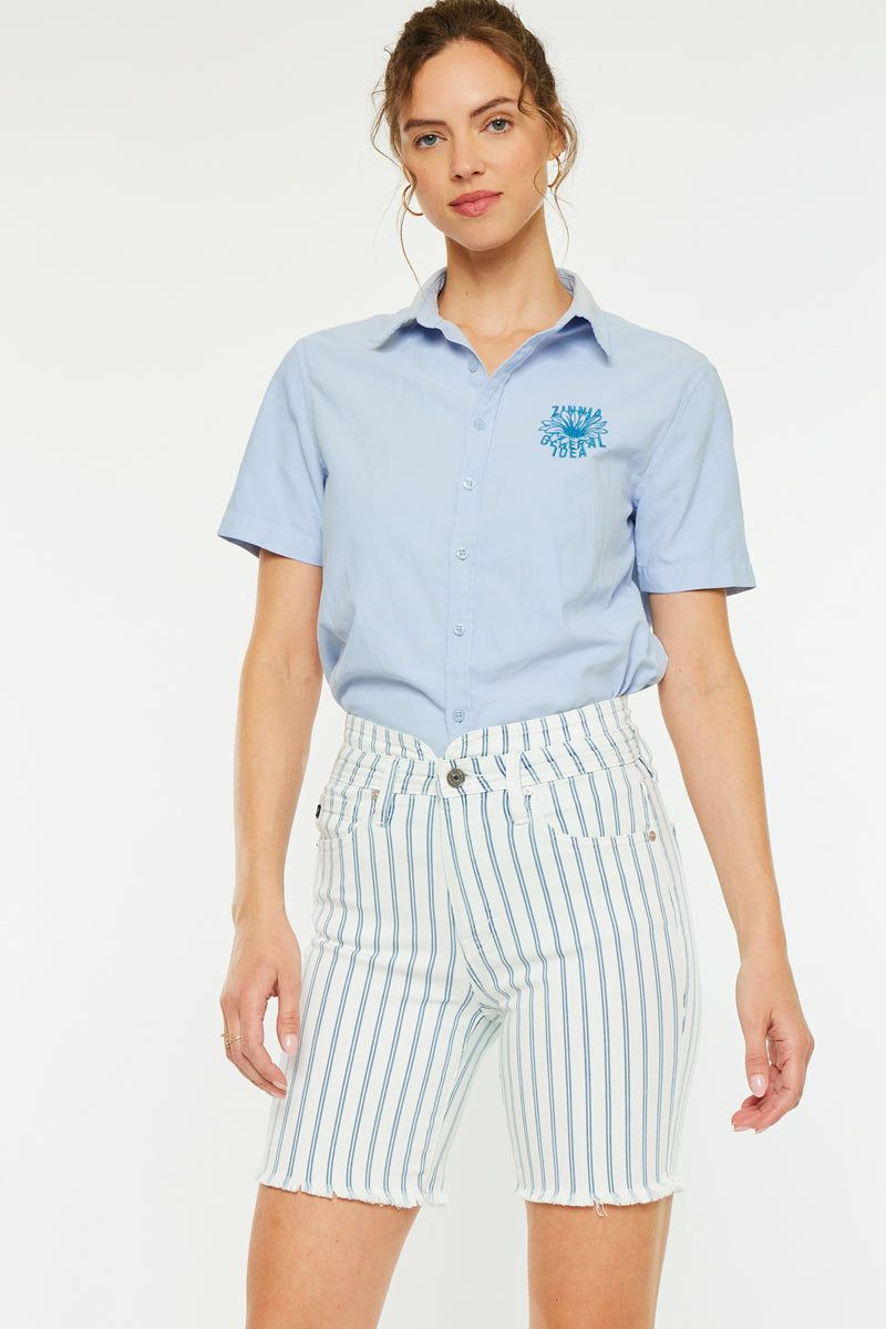 Rylee High Rise Bermuda Shorts - Official Kancan USA