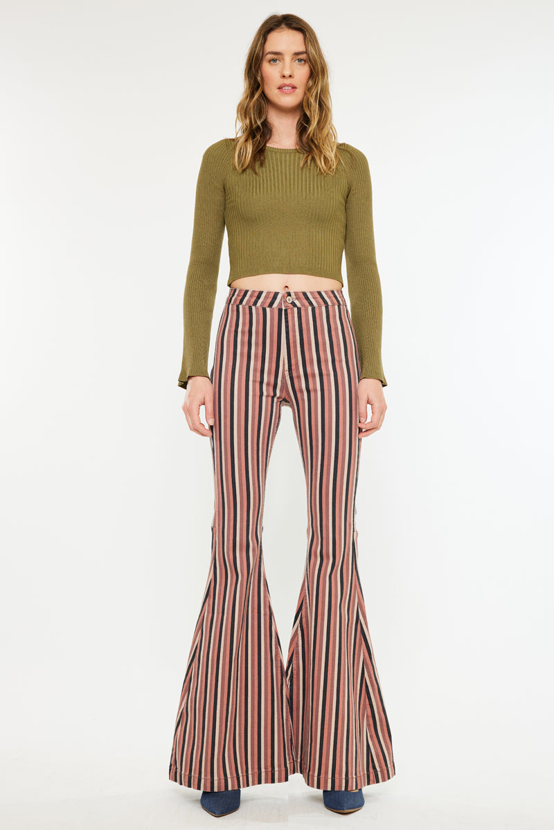 Jaqueline High Rise Super Flare Jeans - Official Kancan USA