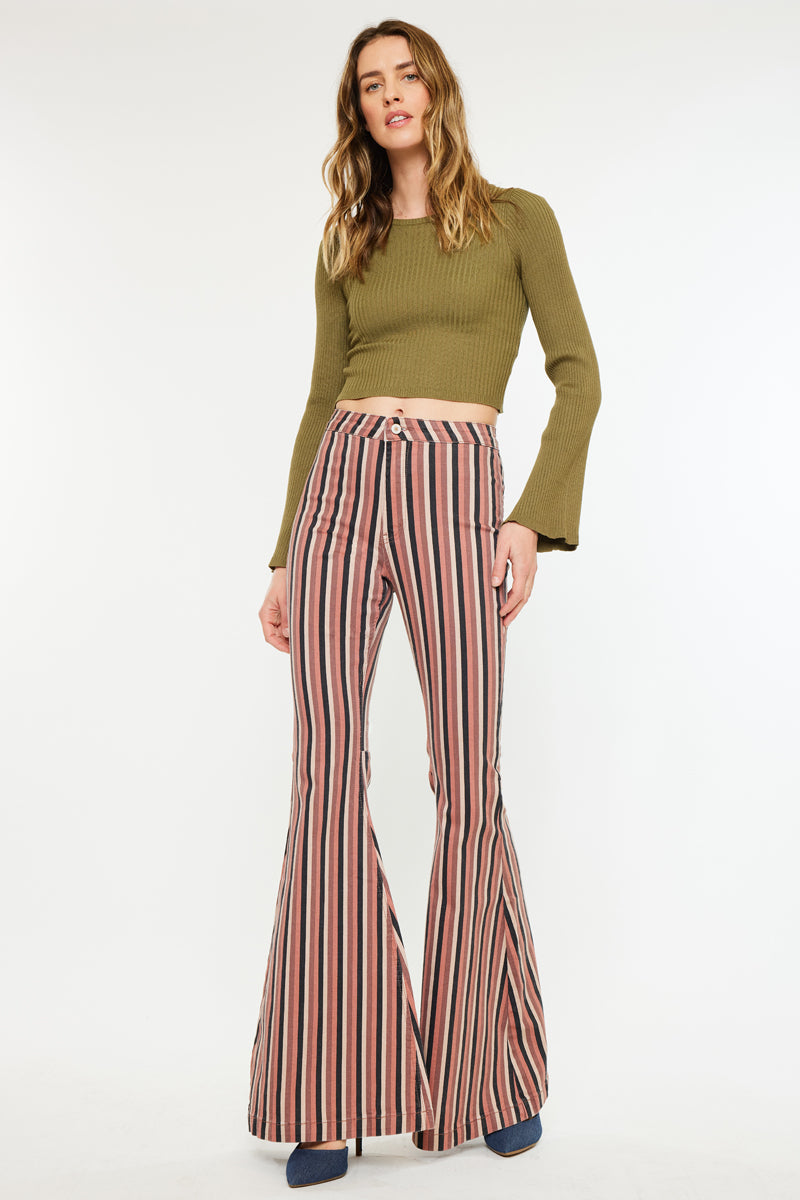 Jaqueline High Rise Super Flare Jeans - Official Kancan USA