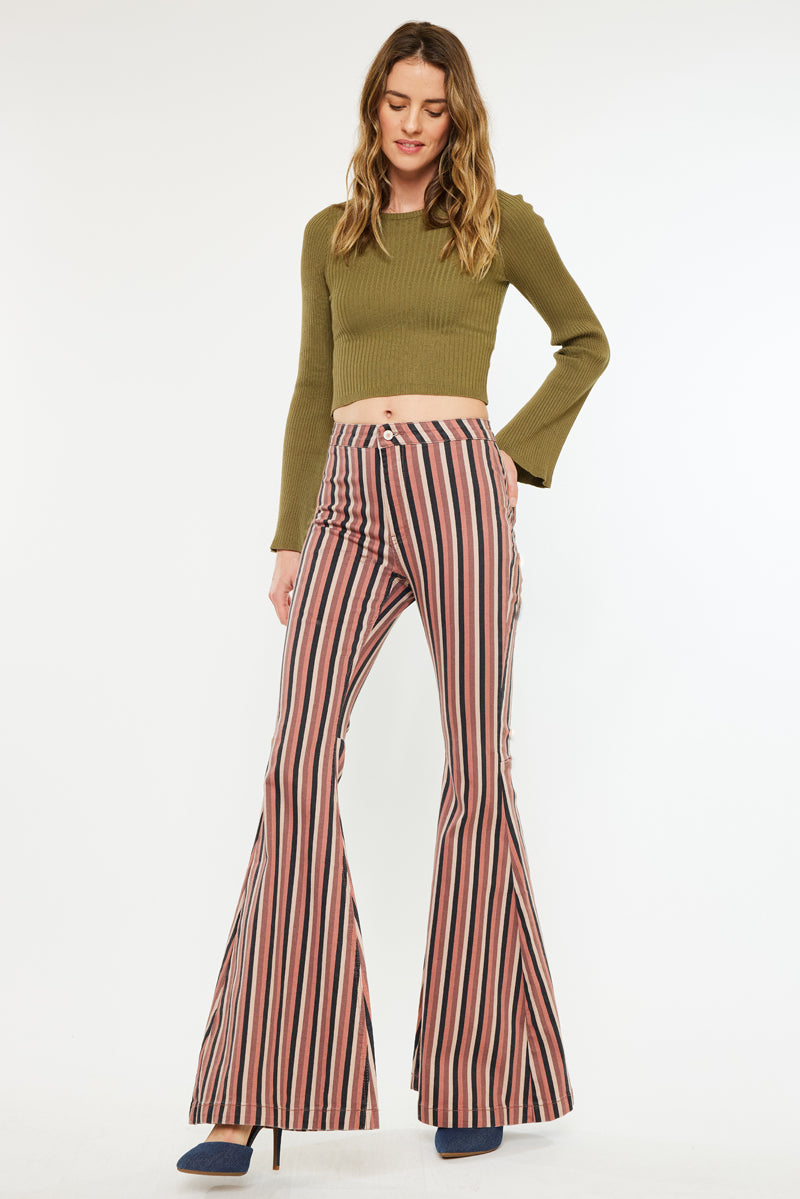 Jaqueline High Rise Super Flare Jeans - Official Kancan USA