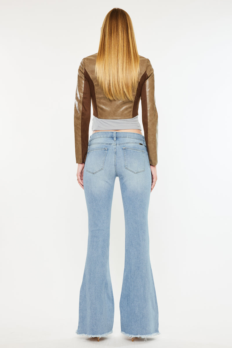 Tara Mid Rise Flare Jeans - Official Kancan USA