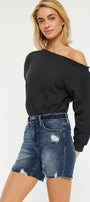 Kari High Rise Mid Shorts - Official Kancan USA