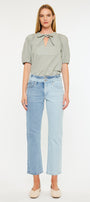 Pearl High Rise Straight Leg  Jeans - Official Kancan USA