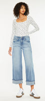 Sally High Rise Wide Leg Jeans - Official Kancan USA