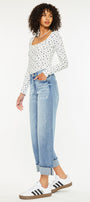 Sally High Rise Wide Leg Jeans - Official Kancan USA