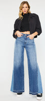 Clover High Rise Wide Leg Jeans - Official Kancan USA