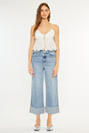 Alfie 90's Cropped Wide Leg Jeans