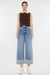 Alfie 90's Cropped  Wide Leg Jeans - Official Kancan USA