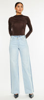 Clara High Rise Wide Leg Jeans - Official Kancan USA