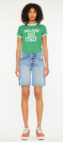 Talia Mid Rise Bermuda Shorts - Official Kancan USA
