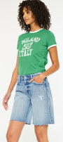 Talia Mid Rise Bermuda Shorts - Official Kancan USA