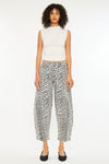 Xena High Rise Leopard Horseshoe Jeans - Official Kancan USA