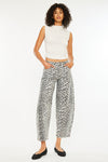 Xena High Rise Leopard Horseshoe Jeans - Official Kancan USA