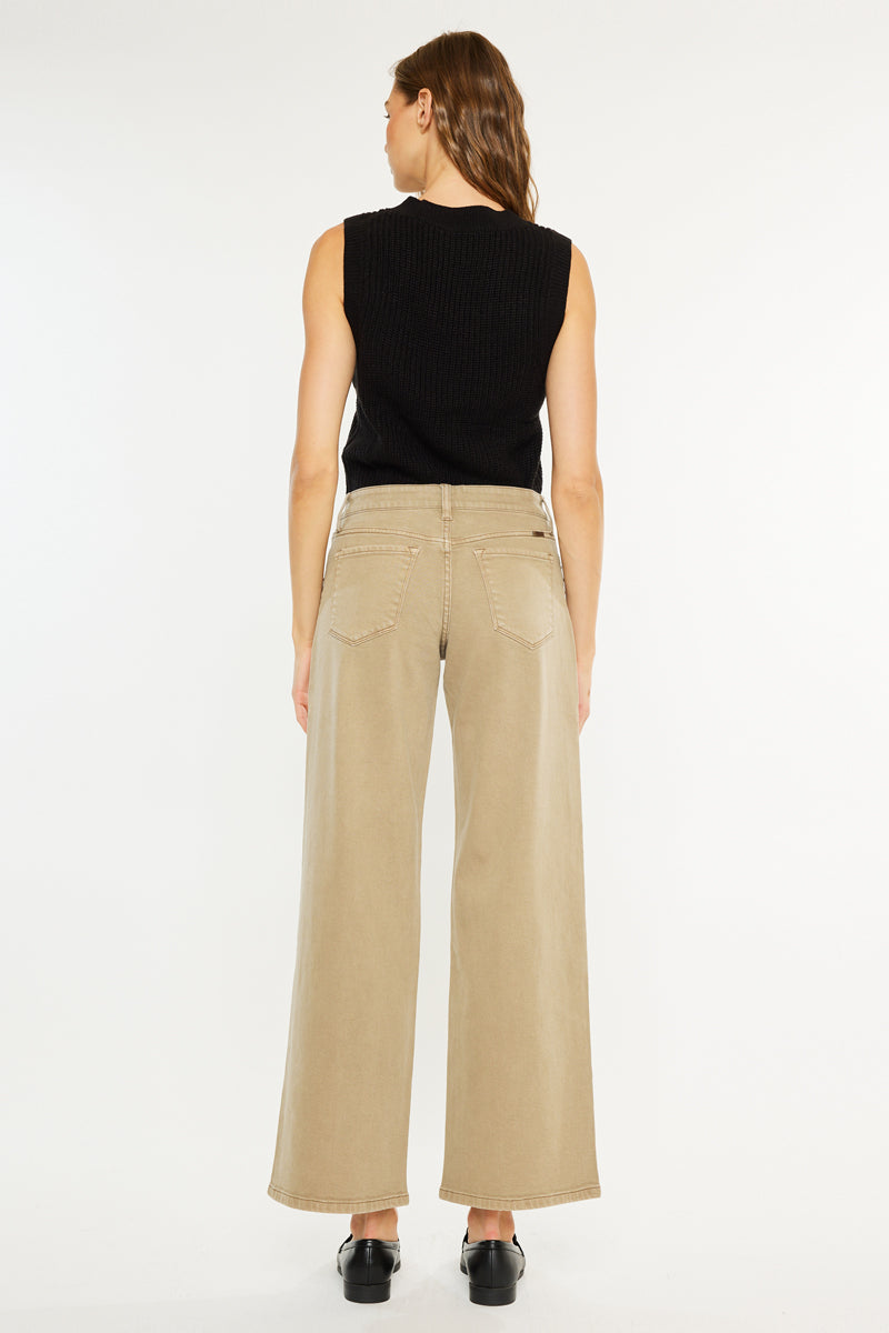Ellie Mid Rise Wide Leg Jeans - Official Kancan USA