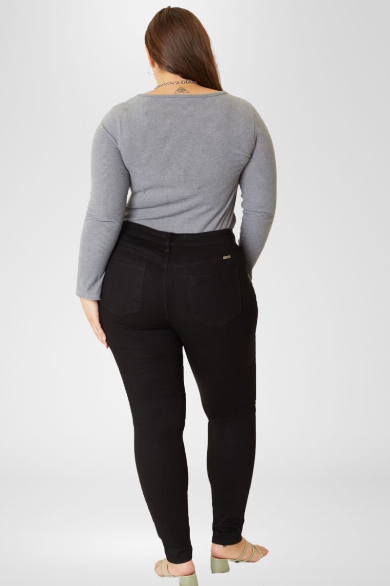 Jessia High Rise Super Skinny Jeans (Plus Size) - Official Kancan USA