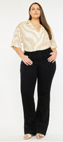 Gabriel Mid Rise Flare Jeans (Plus Size) - Official Kancan USA