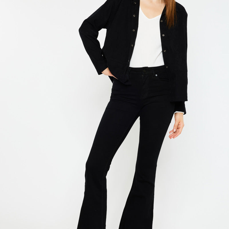 Ilene Mid Rise Flare Jeans - Official Kancan USA