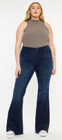 Anna Mid Rise Flare Jeans (Plus Size) - Official Kancan USA