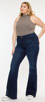 Anna Mid Rise Flare Jeans (Plus Size) - Official Kancan USA