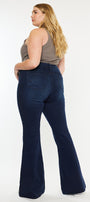Anna Mid Rise Flare Jeans (Plus Size) - Official Kancan USA