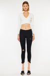 Brianna Mid Rise Ankle Skinny Jeans - Official Kancan USA