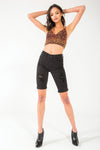 Jade Mid Rise Bermuda Shorts - Official Kancan USA