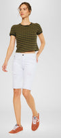 Jade Mid Rise Bermuda Shorts - Official Kancan USA