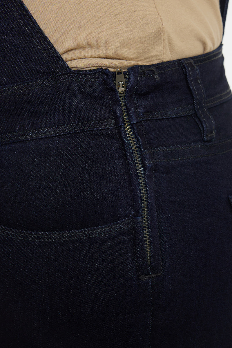 Angelica High Rise Overall Skinny Jeans (Plus Size) - Official Kancan USA