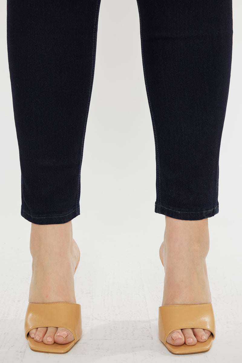 Angelica High Rise Overall Skinny Jeans (Plus Size) - Official Kancan USA