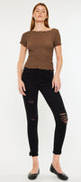 Nala Mid Rise Ankle Skinny Jeans - Official Kancan USA