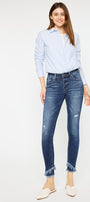 Nala Mid Rise Ankle Skinny Jeans - Official Kancan USA