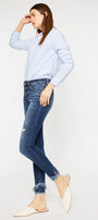 Nala Mid Rise Ankle Skinny Jeans - Official Kancan USA