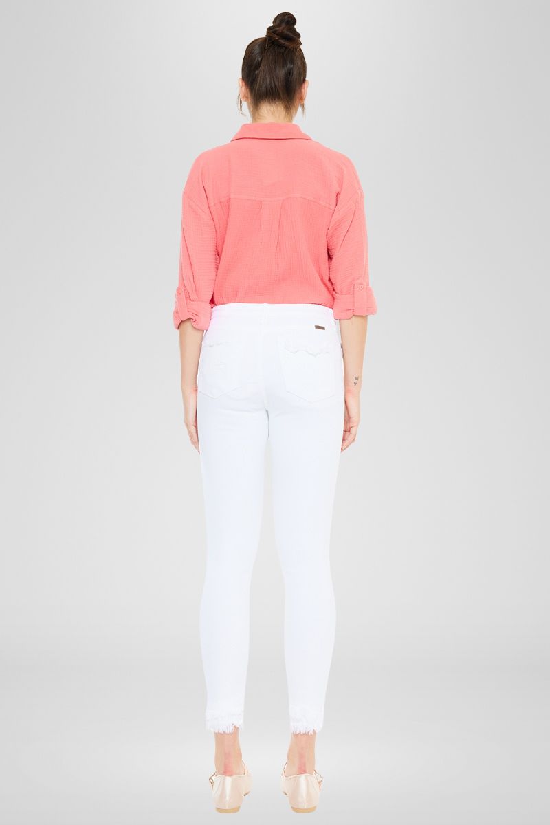 Nala Mid Rise Ankle Skinny Jeans - Official Kancan USA