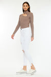 Nala Mid Rise Ankle Skinny Jeans - Official Kancan USA