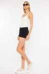 Ethel High Rise Distressed Shorts - Official Kancan USA