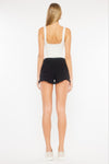 Ethel High Rise Distressed Shorts - Official Kancan USA