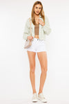 Ethel High Rise Distressed Shorts - Official Kancan USA