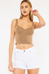 Ethel High Rise Distressed Shorts - Official Kancan USA