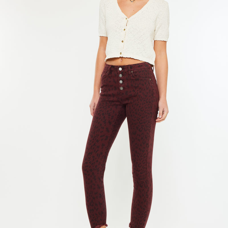 Tayona High Rise Cropped Skinny Jeans - Official Kancan USA