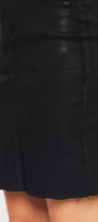 Zane High Rise Coated Midi Skirt - Official Kancan USA