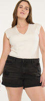 Monty Ultra High Rise Shorts (Plus Size)