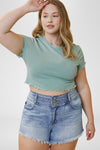 Judie Ultra High Rise Shorts (Plus Size) - Official Kancan USA